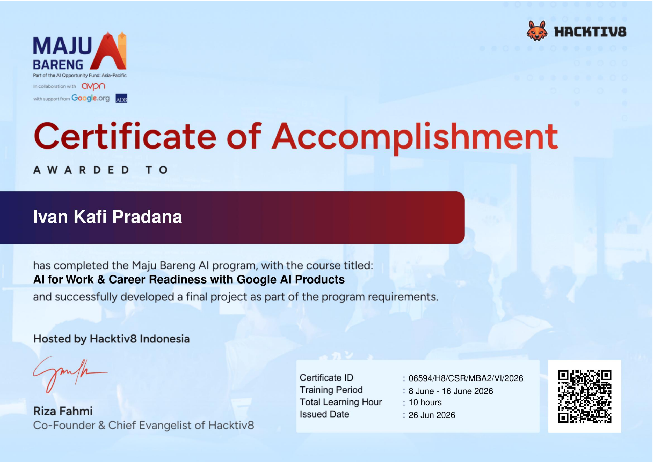 AI for Work & Career Readiness with Google AI Products